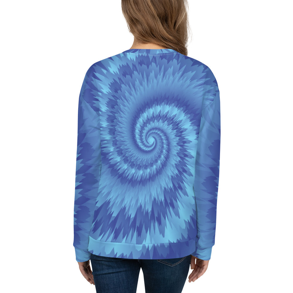 Rick and Morty Portal Pattern Crewneck Sweatshirt