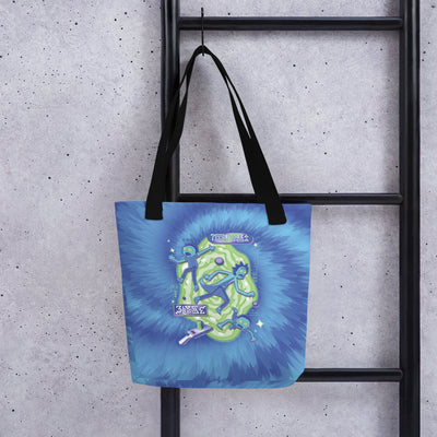 Rick and Morty Portal AOP Premium Tote Bag