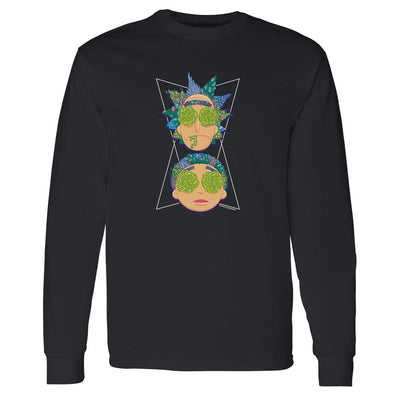 Rick and Morty Portal Eyes Adult Long Sleeve T-Shirt