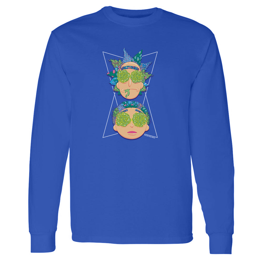 Rick and Morty Portal Eyes Adult Long Sleeve T-Shirt