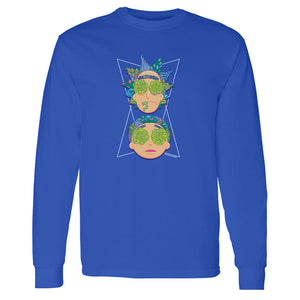 Rick and Morty Portal Eyes Adult Long Sleeve T-Shirt