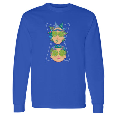 Rick and Morty Portal Eyes Adult Long Sleeve T-Shirt