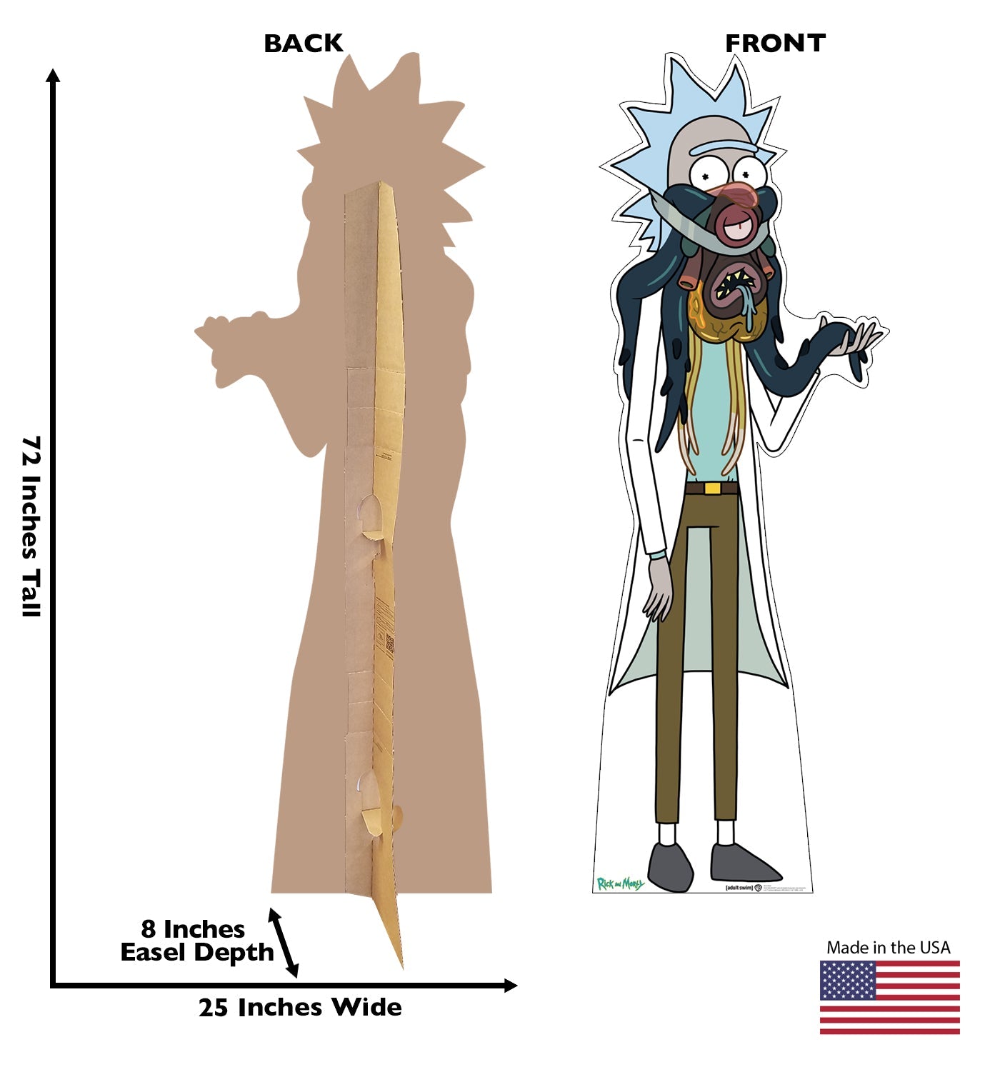 Rick and Morty Rick Cardboard Cutout Standee