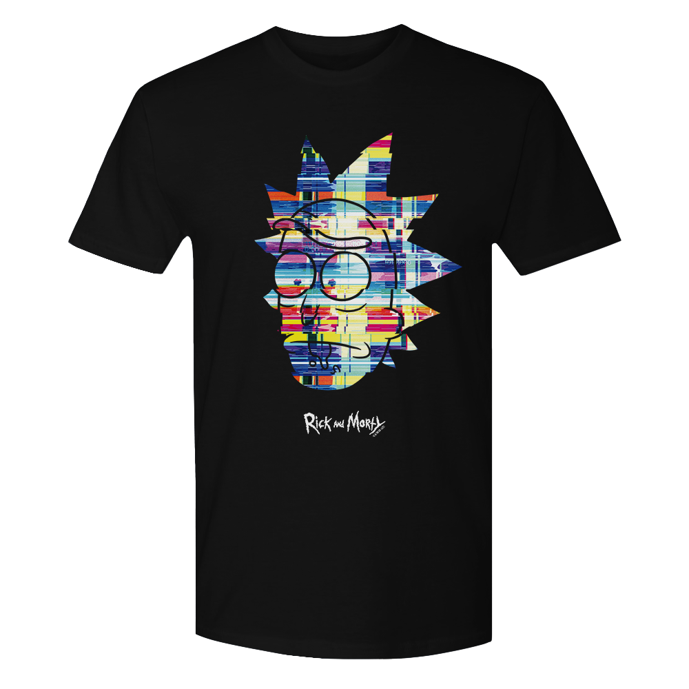 Rick and Morty Glitch Rick Adult T-Shirt