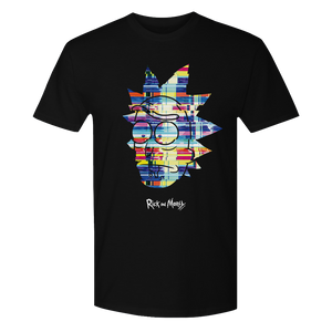 Rick and Morty Glitch Rick Adult T-Shirt