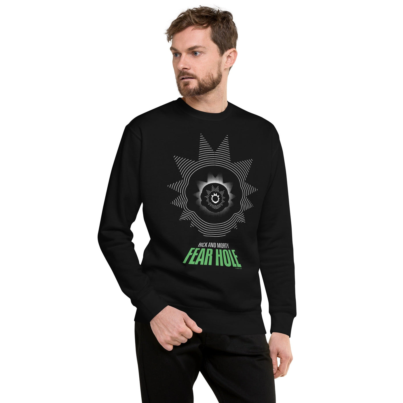 Rick and Morty Fear Hole Adult Sweatshirt