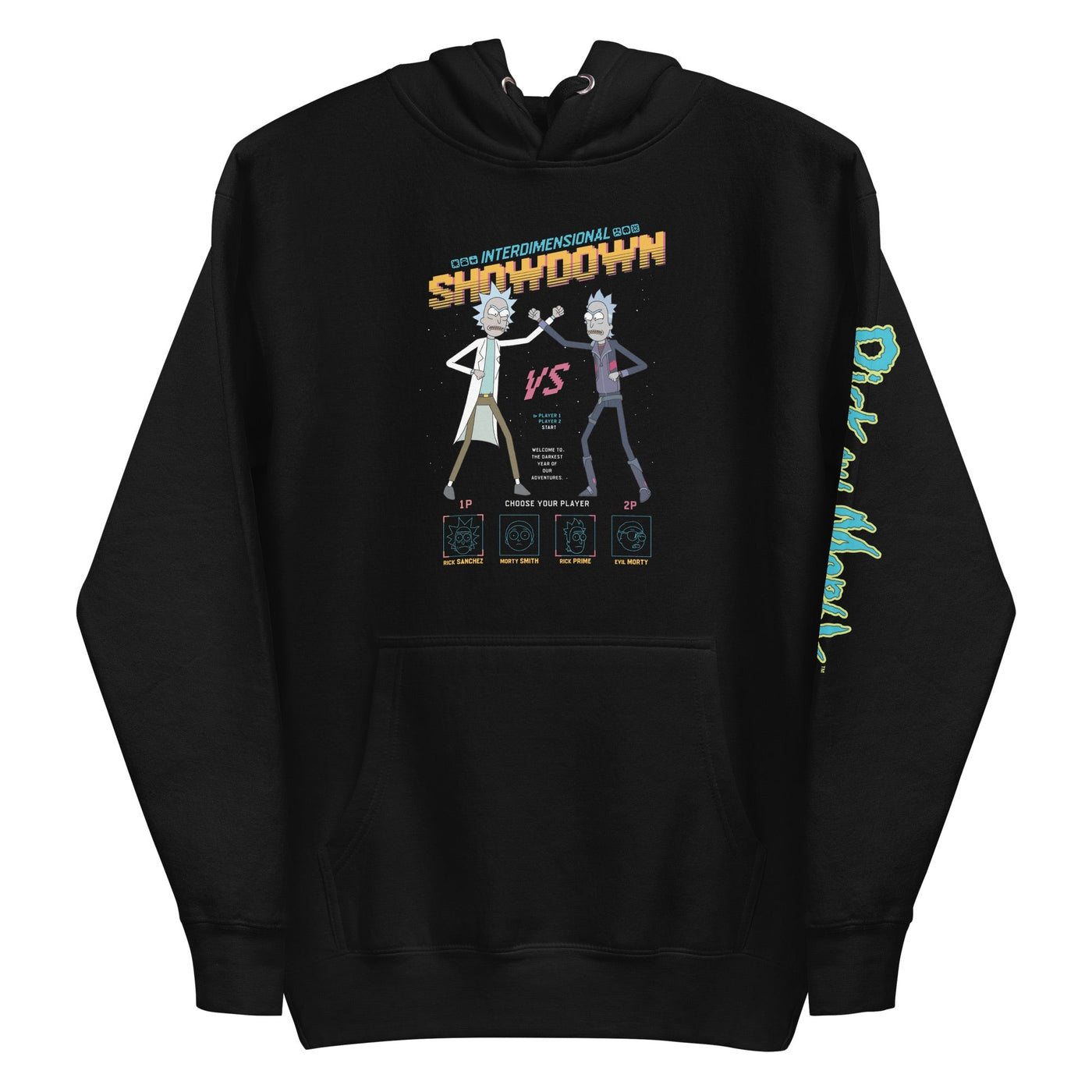 Rick and Morty Interdimensional Showdown Adult Hoodie