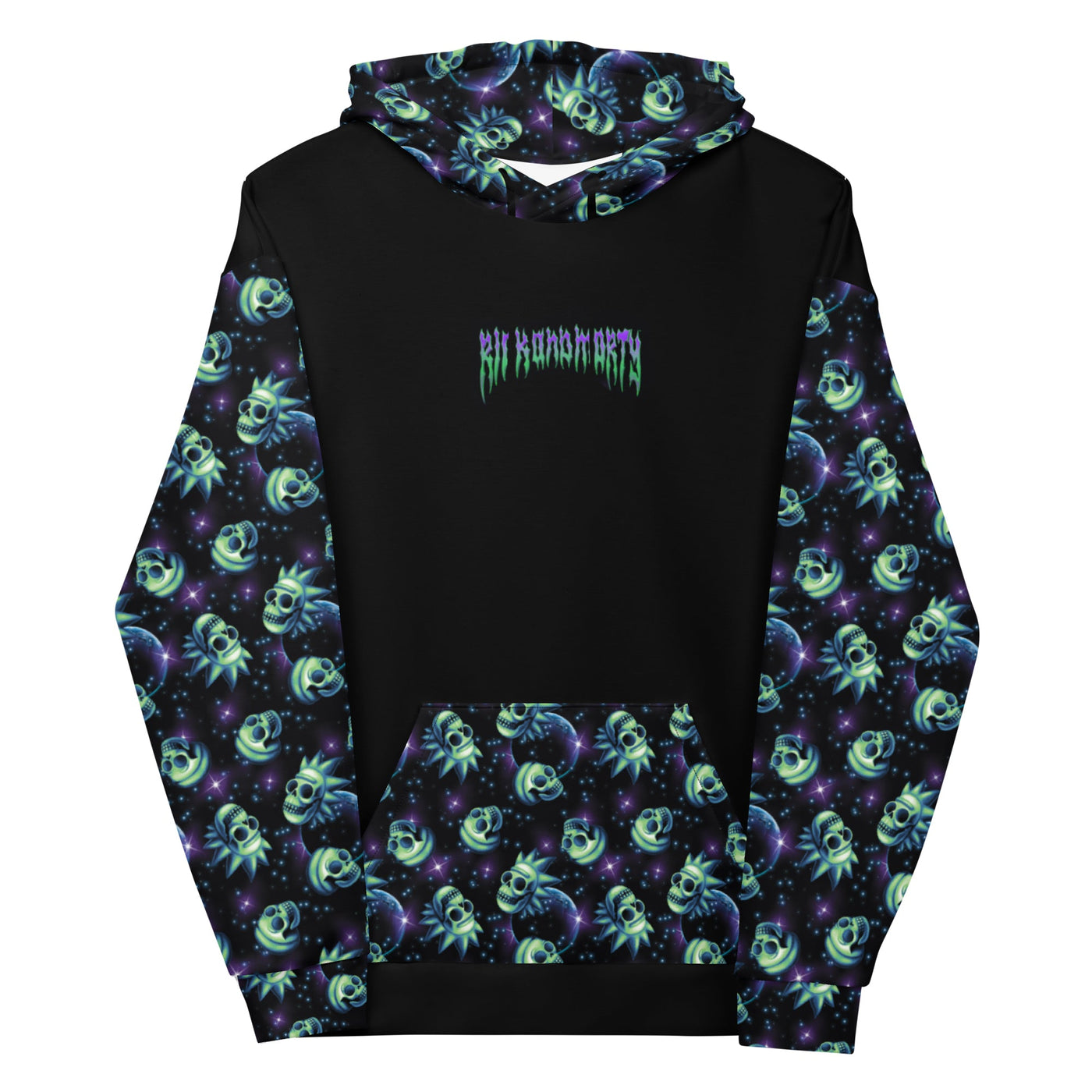 Rick and Morty Skulls Hooded Sweatshirt