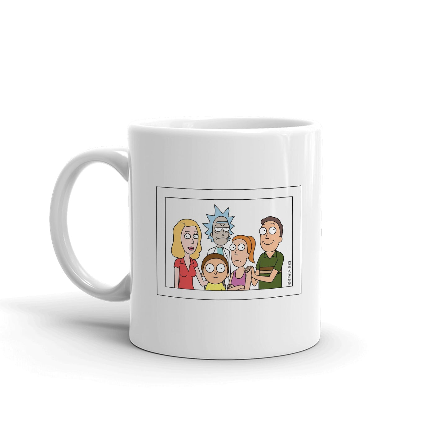 Rick and Morty Symptom of Misery White Mug