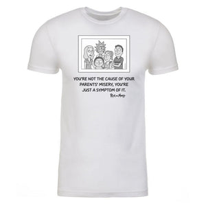 Rick and Morty Symptom of Misery Adult Short Sleeve T-Shirt