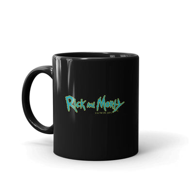 Rick and Morty Two Crows Black Mug