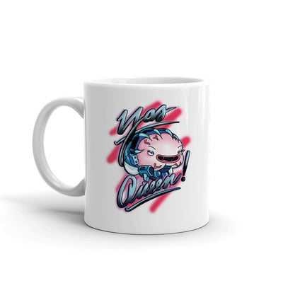 Rick and Morty Yas Queen White Mug