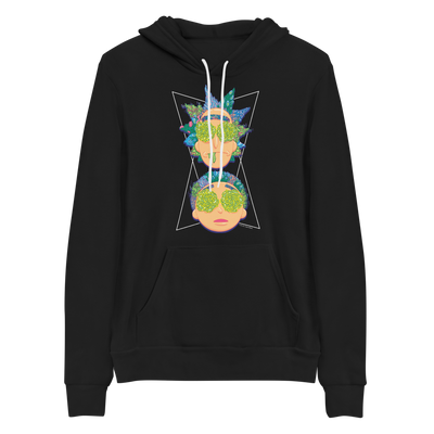 Rick and Morty Character Heads Adult Fleece Hooded Sweatshirt