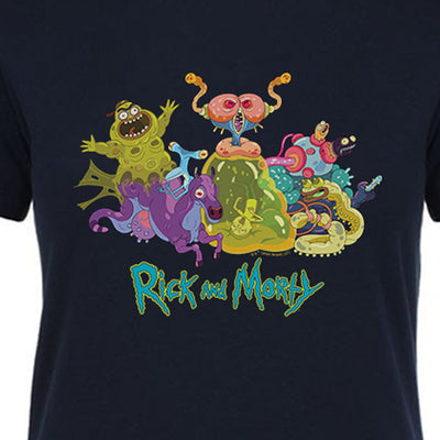 Rick and Morty Character Illustration Women's Short Sleeve T-Shirt