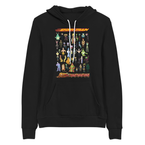 Rick and Morty Story Train Adult Fleece Hooded Sweatshirt