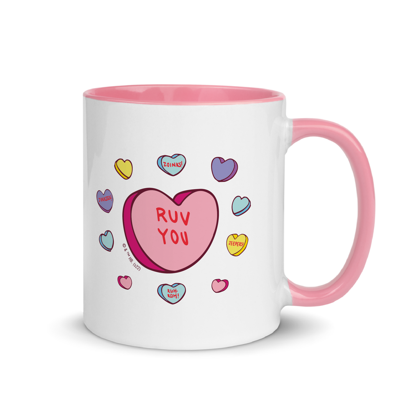 Scooby-Doo Candy Hearts Two-Tone Mug