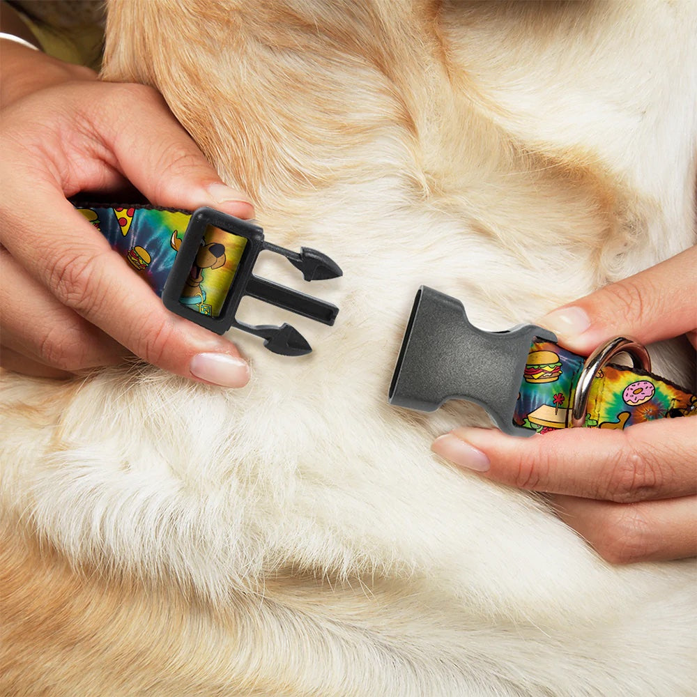 Scooby Doo Tie Dye Dog Collar - 1"