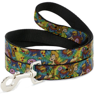 Scooby Doo Tie Dye Dog Leash 1" Wide, 6ft