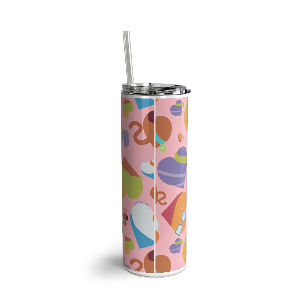 Scooby-Doo Heart Pattern 20 oz Skinny Tumbler