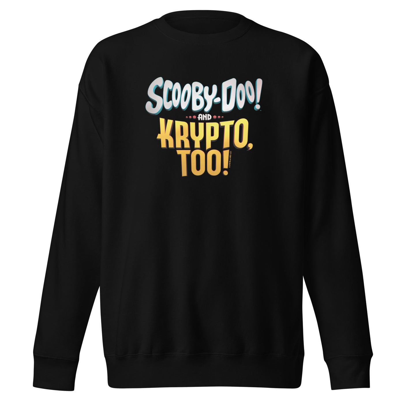 Scooby-Doo and Krypto, Too! Logo Adult Sweatshirt