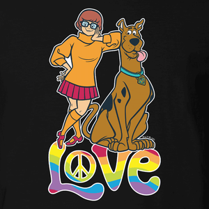 Scooby-Doo Velma Love Adult Short Sleeve T-Shirt