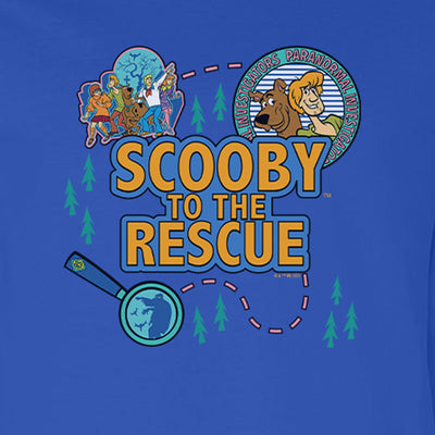 Scooby-Doo Scooby To The Rescue Adult Long Sleeve T-Shirt