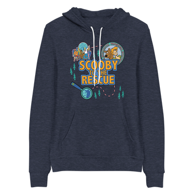 Scooby-Doo Scooby to the Rescue Adult Fleece Hooded Sweatshirt