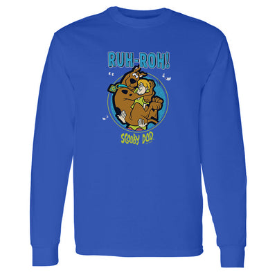 Scooby-Doo Ruh-Roh Adult Long Sleeve T-Shirt