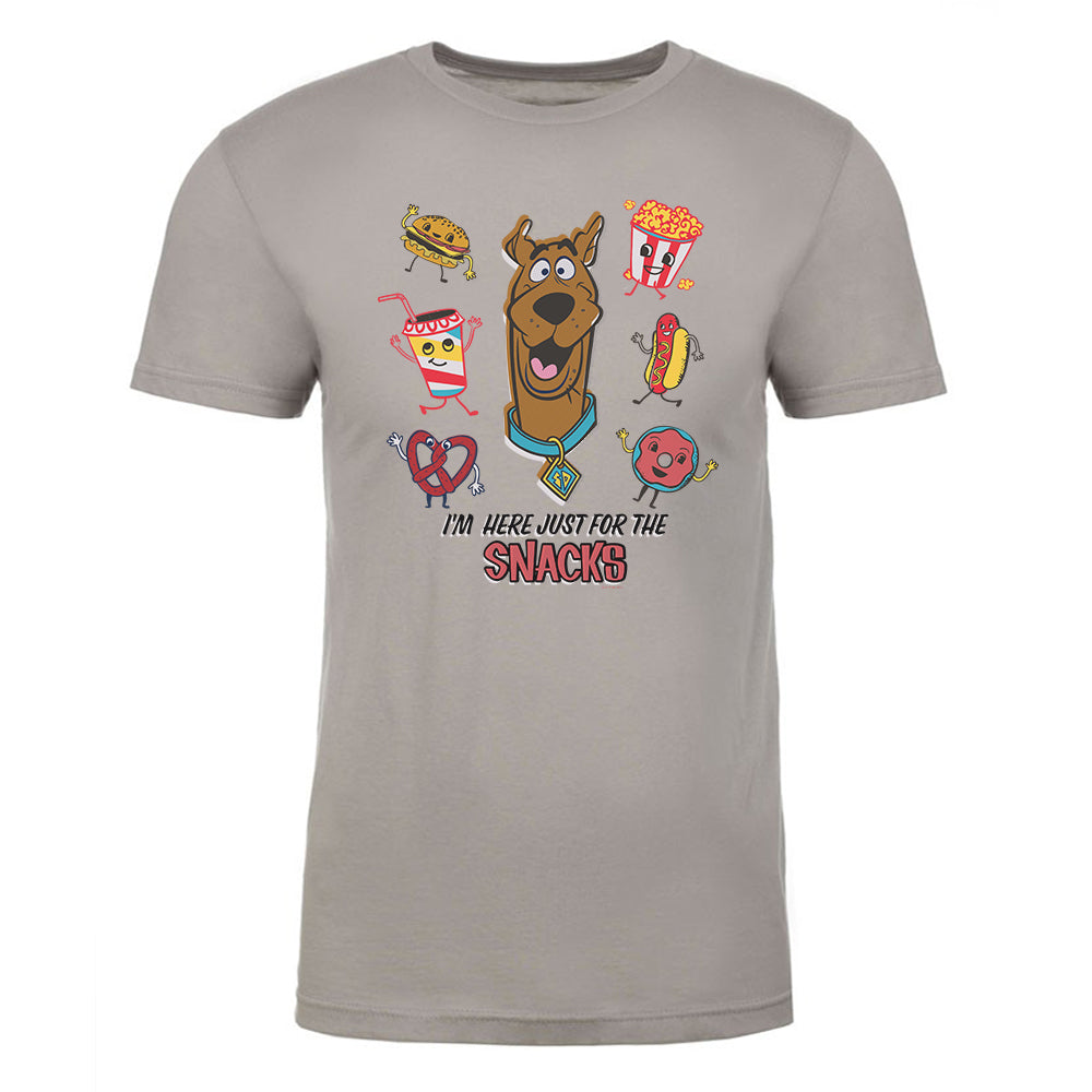Scooby-Doo I'm Here Just For The Snacks Adult Short Sleeve T-Shirt
