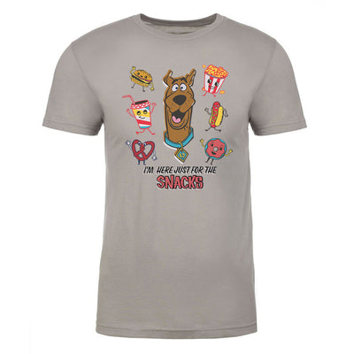 Scooby-Doo I'm Here Just For The Snacks Adult Short Sleeve T-Shirt