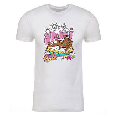 Scooby-Doo Life Is Sweet Adult Short Sleeve T-Shirt