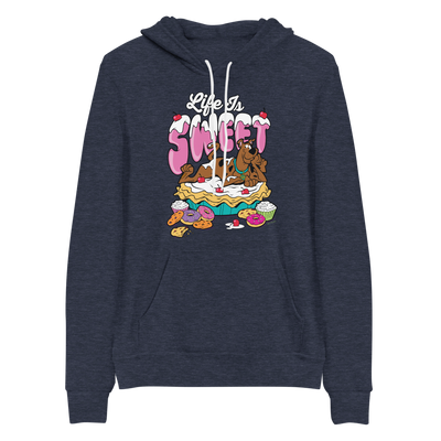 Scooby-Doo Life Is Sweet Adult Fleece Hooded Sweatshirt