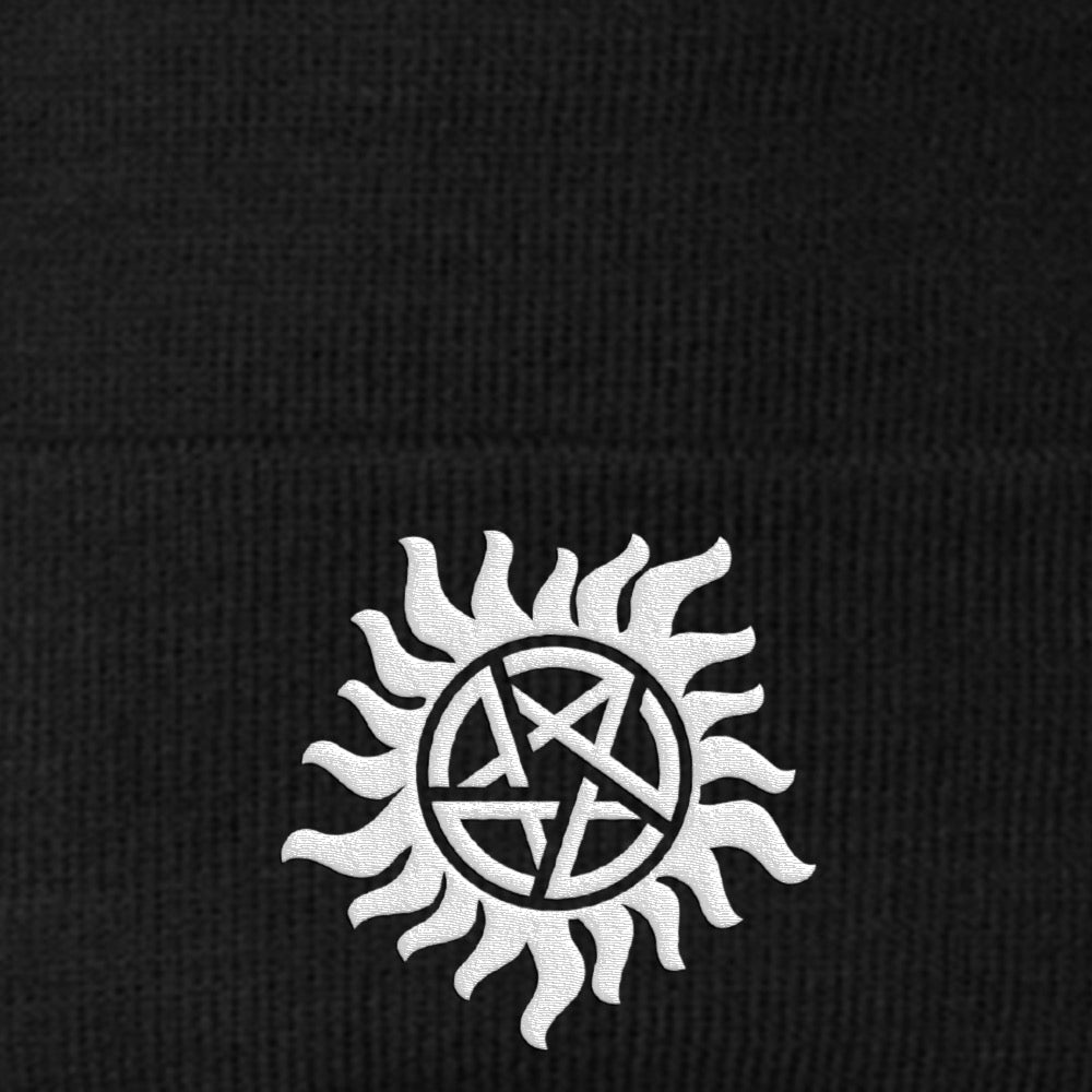 Supernatural Icon2 Embroidered Beanie