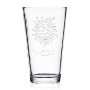 Supernatural Icon2 Laser Engraved Pint Glass