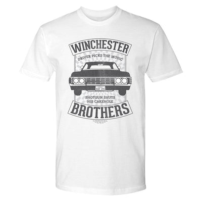 Supernatural Winchester Brothers Adult Short Sleeve T-Shirt