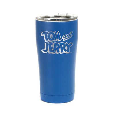 Tom and Jerry BW Logo Laser Engraved SIC Tumbler