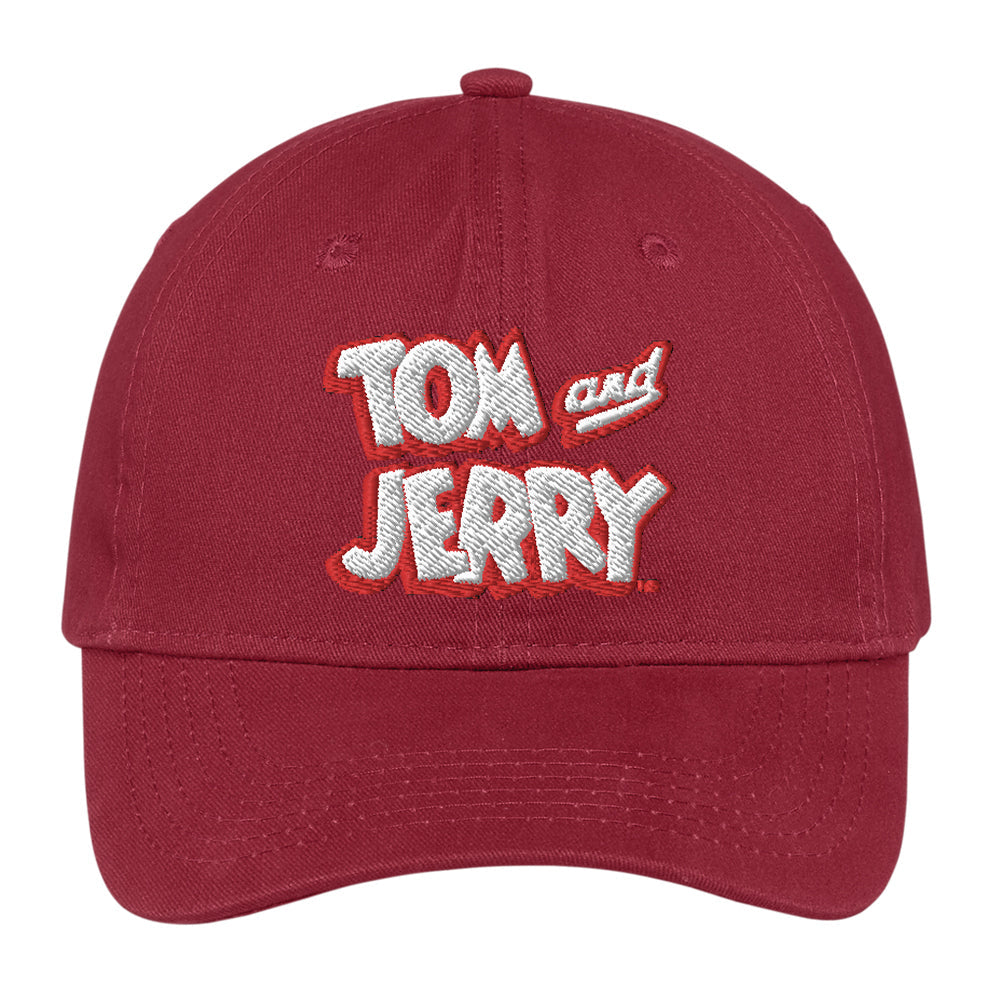 Tom and Jerry BW Logo Embroidered Hat