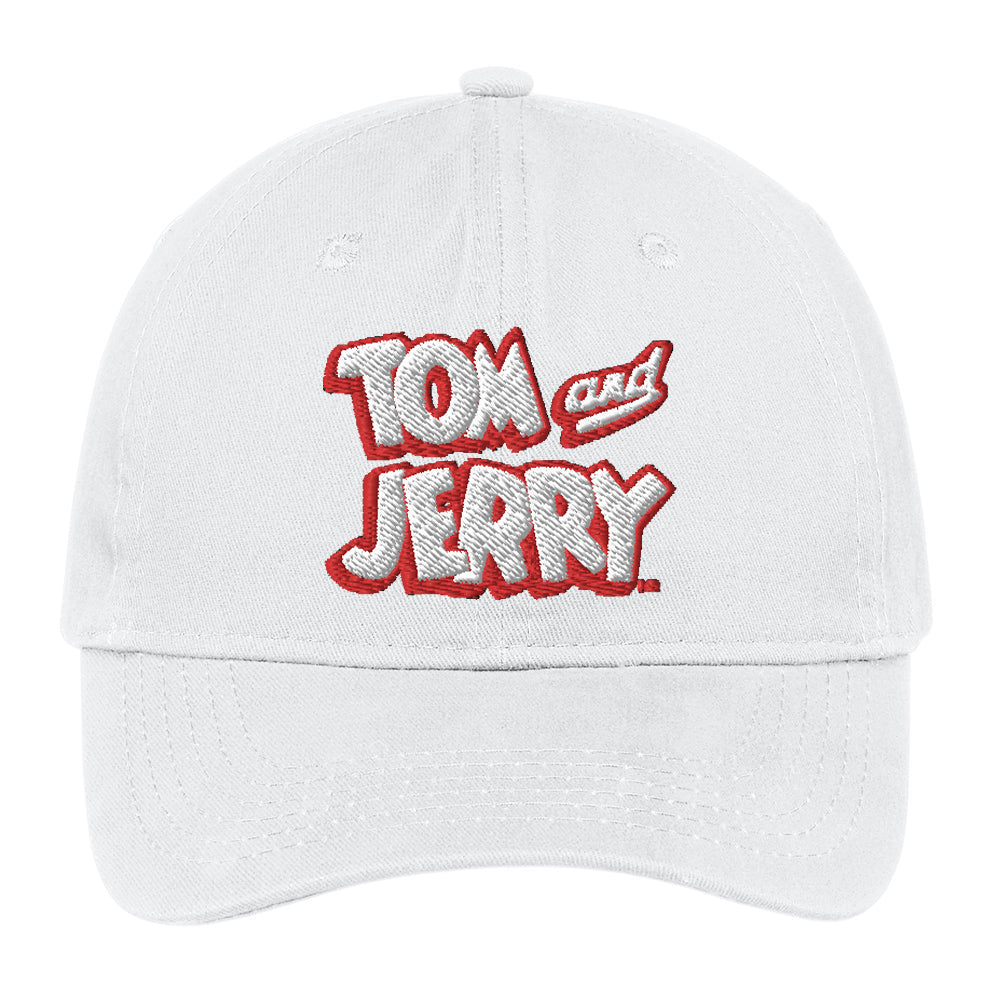 Tom and Jerry BW Logo Embroidered Hat