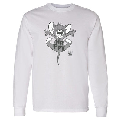 Tom and Jerry Happy! Adult Long Sleeve T-Shirt