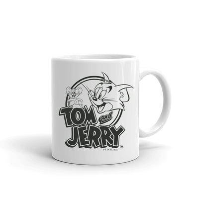 Tom and Jerry "Happy!" White Mug