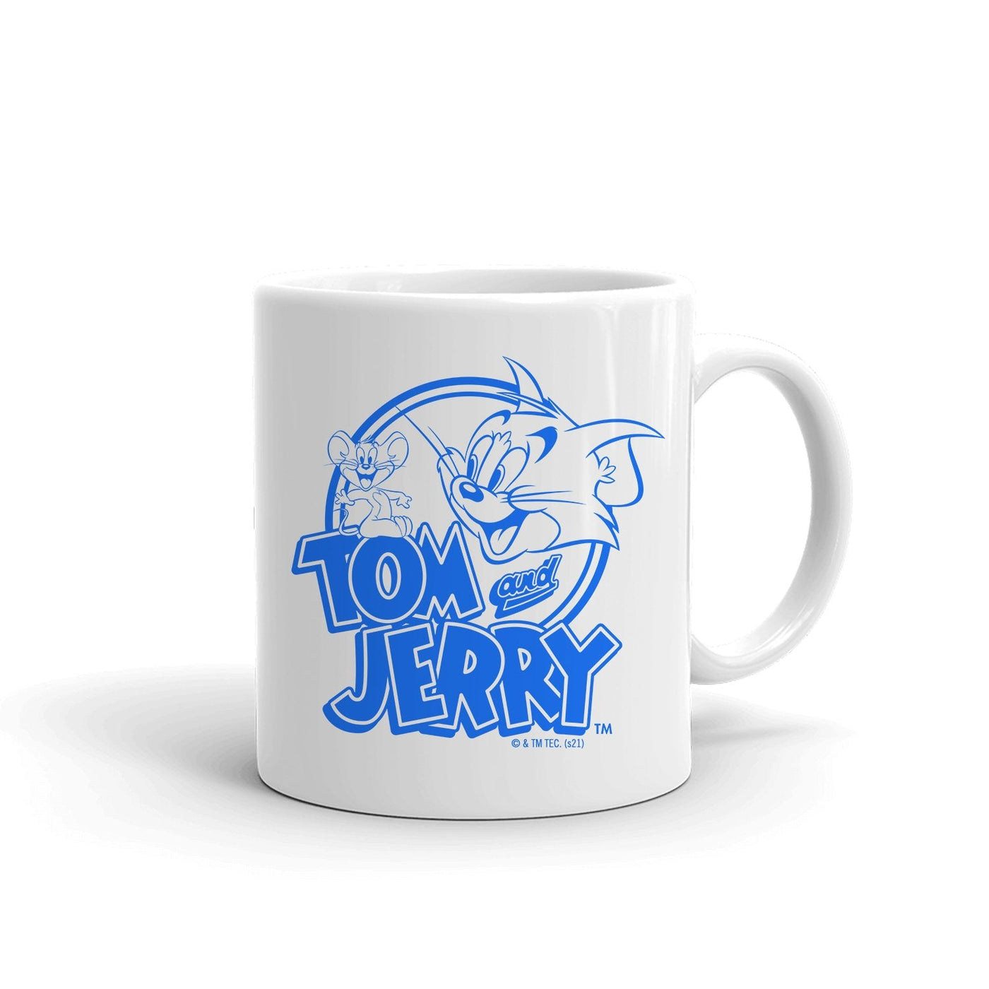 Tom and Jerry "Happy!" White Mug