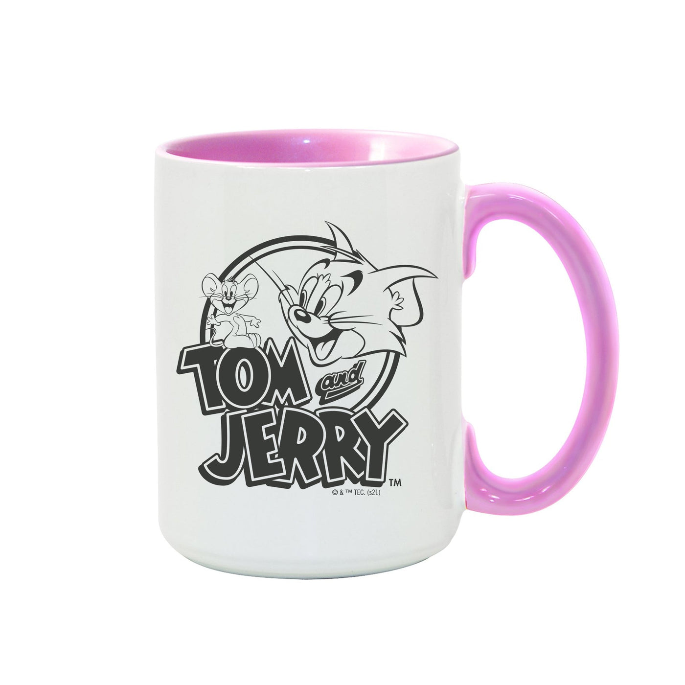 Tom and Jerry "Happy!" Two-Tone Mug