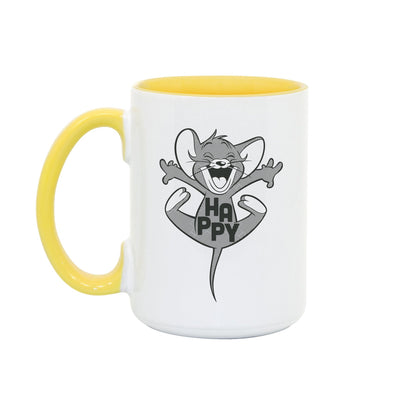 Tom and Jerry "Happy!" Two-Tone Mug