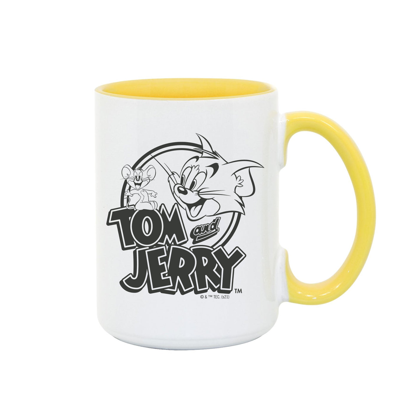 Tom and Jerry "Happy!" Two-Tone Mug