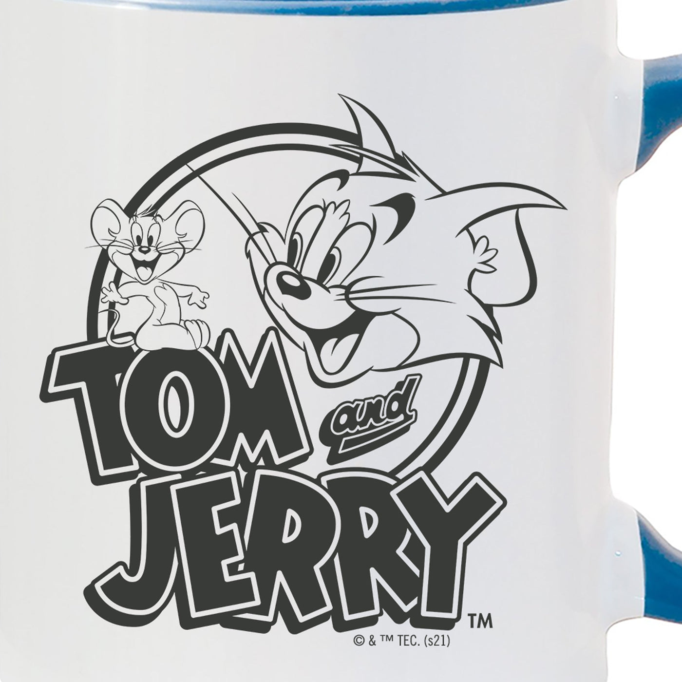 Tom and Jerry "Happy!" Two-Tone Mug