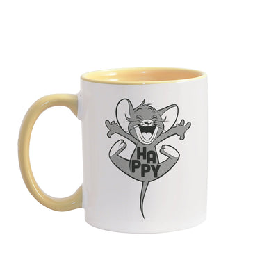 Tom and Jerry Happy! Two-Tone Mug