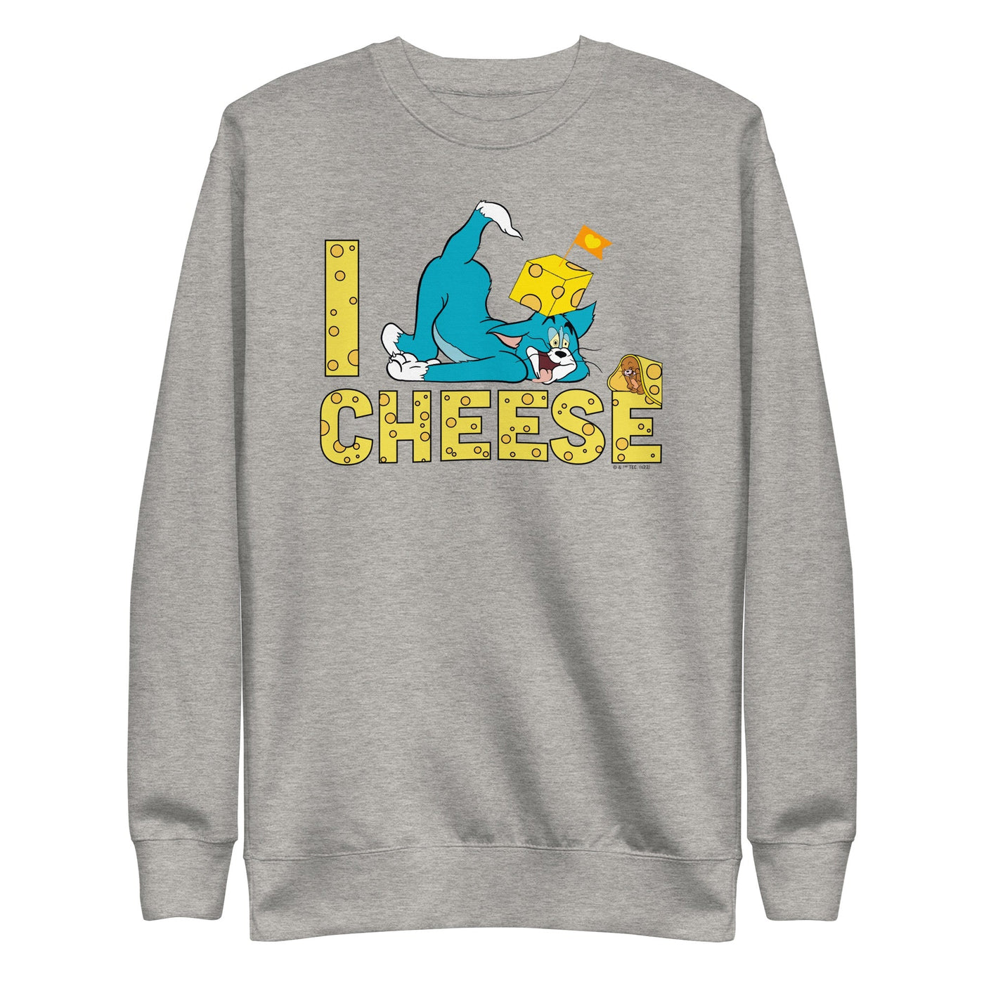 Tom and Jerry I Love Cheese Adult Sweatshirt