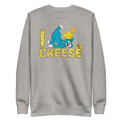 Tom and Jerry I Love Cheese Adult Sweatshirt