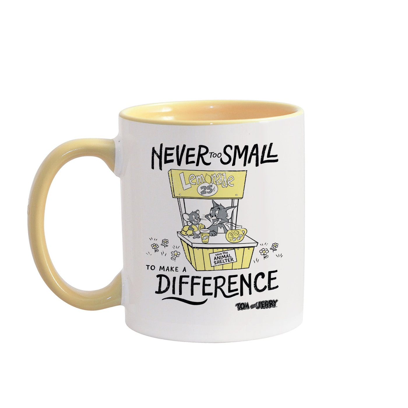 Tom and Jerry Never Too Small Too Make A Difference Mug