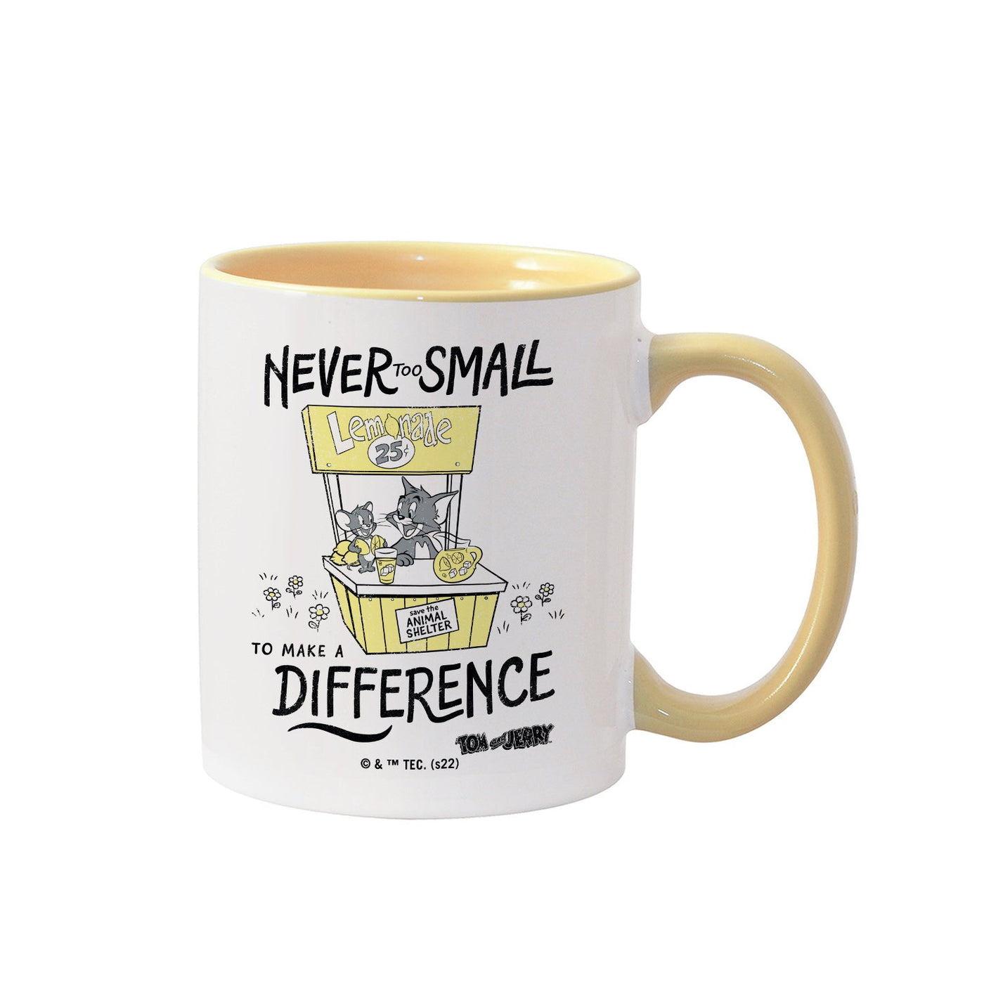 Tom and Jerry Never Too Small Too Make A Difference Mug